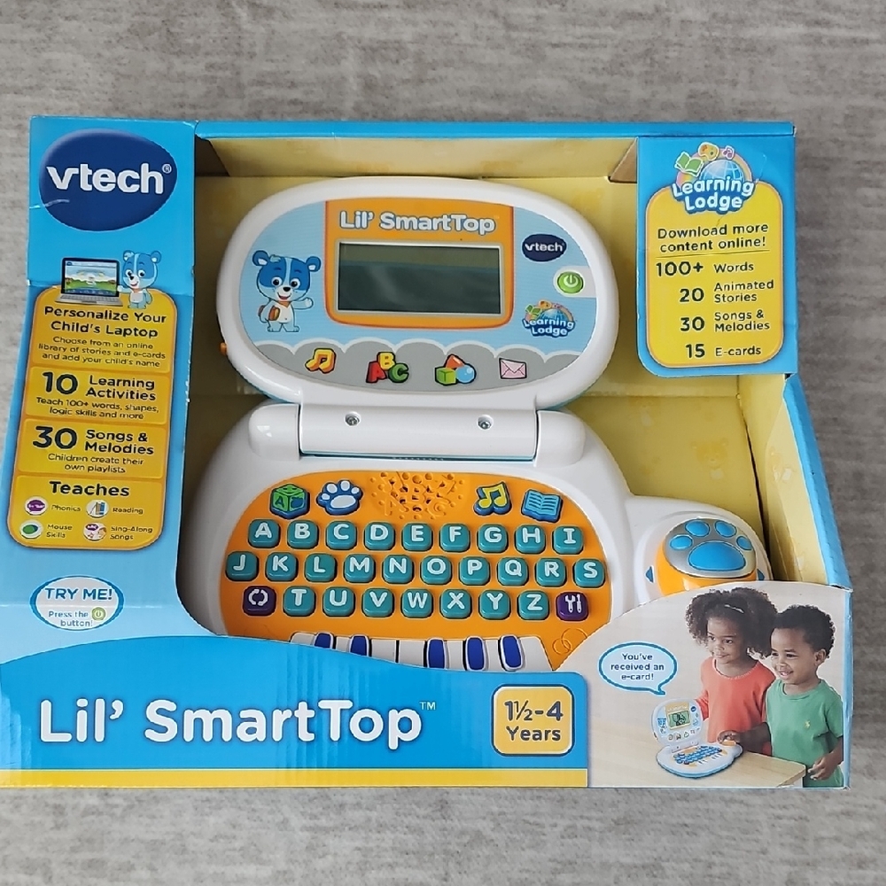 VTech Lil' SmartTop Interactive Learning Laptop